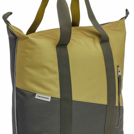 Fietsshopper New Looxs Kota 24 liter 45 x 18 x 36 cm - olijf/geel