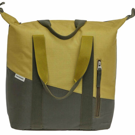 Fietsshopper New Looxs Kota 24 liter 45 x 18 x 36 cm - olijf/geel - afbeelding 2
