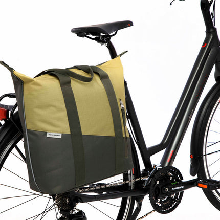 Fietsshopper New Looxs Kota 24 liter 45 x 18 x 36 cm - olijf/geel - afbeelding 7