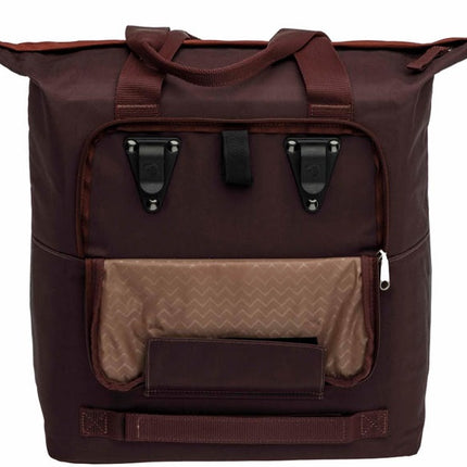 Fietsshopper New Looxs Kota 24 liter 45 x 18 x 36 cm - burgundy/rust - afbeelding 3