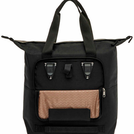 Fietsshopper New Looxs Kota 24 liter 45 x 18 x 36 cm - zwart/groen - afbeelding 3