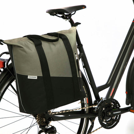 Fietsshopper New Looxs Kota 24 liter 45 x 18 x 36 cm - zwart/groen - afbeelding 7