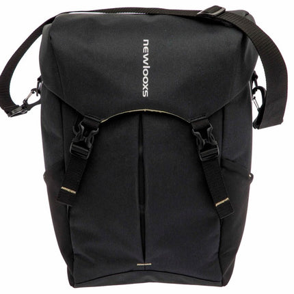 Enkele fietstas New Looxs Sports 20 liter 32 x 18 x 40 cm - zwart