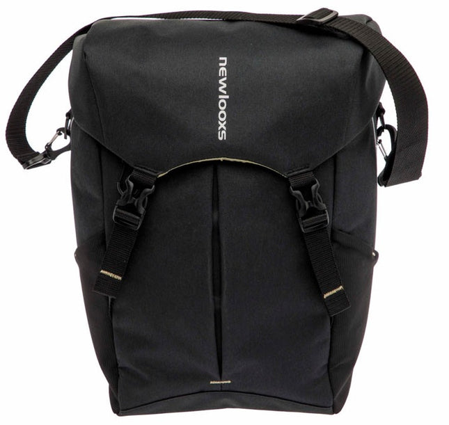 Enkele fietstas New Looxs Sports 20 liter 32 x 18 x 40 cm - zwart