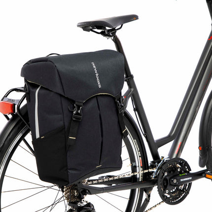 Enkele fietstas New Looxs Sports 20 liter 32 x 18 x 40 cm - zwart - afbeelding 5