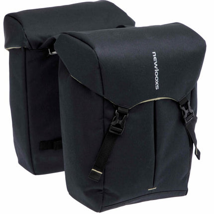 Double sacoche New Looxs Sports 40 litres 32 x 18 x 40 cm(2x) - noir
