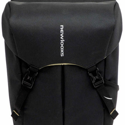 Dubbele fietstas New Looxs Sports 40 liter 32 x 18 x 40 cm(2x) - zwart