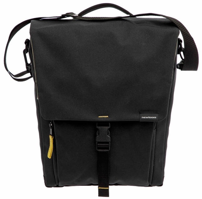 Enkele fietstas New Looxs Tulum 16 liter 35 x 17 x 37cm - zwart