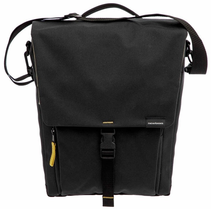Enkele fietstas New Looxs Tulum 16 liter 35 x 17 x 37cm - zwart