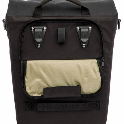 Enkele fietstas New Looxs Tulum 16 liter 35 x 17 x 37cm - zwart - afbeelding 3