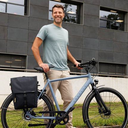 Enkele fietstas New Looxs Tulum 16 liter 35 x 17 x 37cm - zwart - afbeelding 8