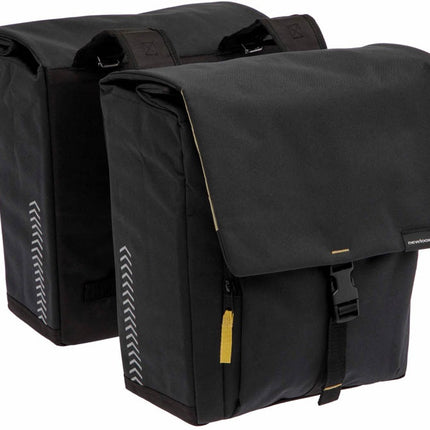 Dubbele fietstas New Looxs Tulum 32 liter 35 x 17 x 37 cm (2x) - zwart
