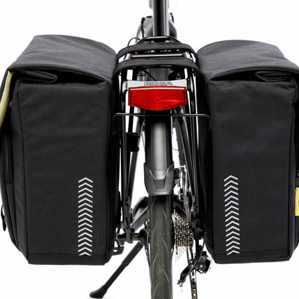 Dubbele fietstas New Looxs Tulum 32 liter 35 x 17 x 37 cm (2x) - zwart - afbeelding 5