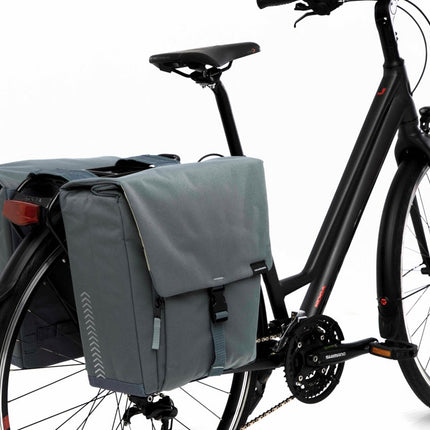 Dubbele fietstas New Looxs Tulum 32 liter 35 x 17 x 37 cm (2x) - zwart - afbeelding 4