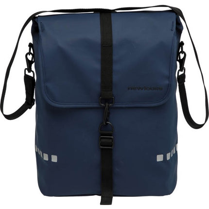 Enkele fietstas New Looxs Odense 17,5 liter 32 x 16 x 38 cm - donkerblauw