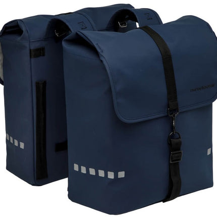 Dubbele fietstas New Looxs Odense 39 liter 34 x 16 x 38 (2x) - donkerblauw