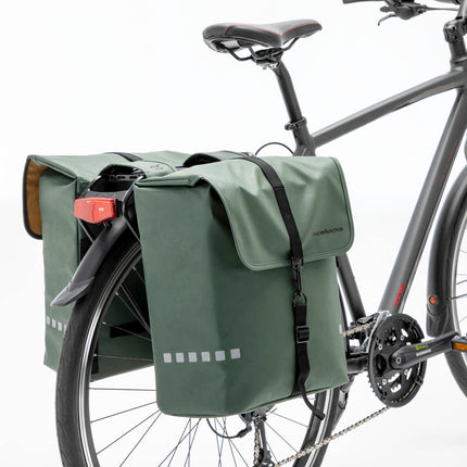 Dubbele fietstas New Looxs Odense 39 liter 34 x 16 x 38 (2x) - donkerblauw - afbeelding 4