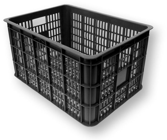 Fietskrat Basil Crate large 50 liter 50 x 36 x 27 cm - zwart
