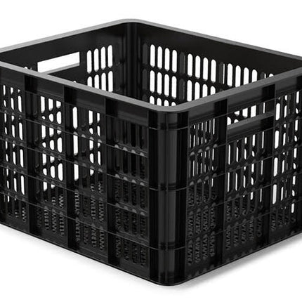 Fietskrat Basil Crate medium 33 liter 40 x 33 x25 cm - zwart