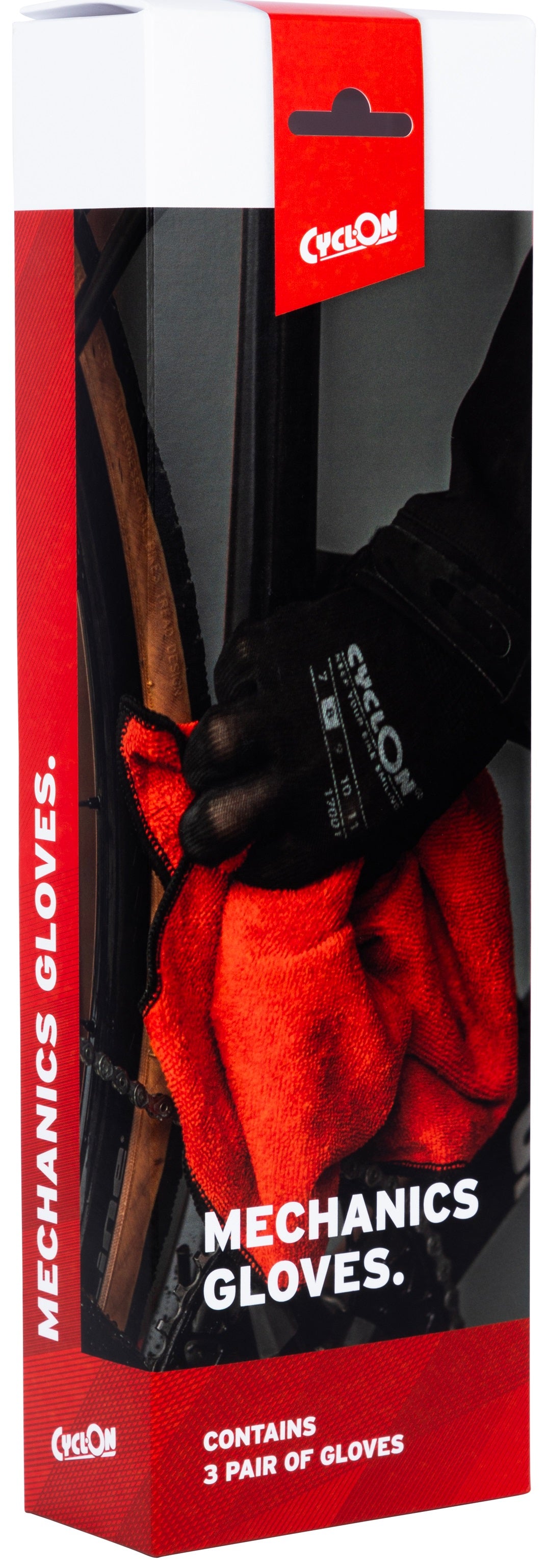 Montagehandschoenen CyclOn M8 - rood (20 paar)