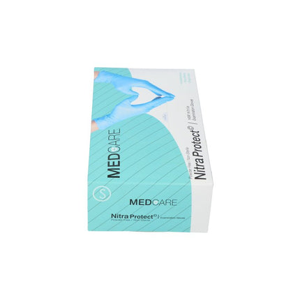 Handschoen Medicare Ongepoederd - Blauw - Small - (100 stuks)