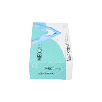 Handschoen Medicare Ongepoederd - Blauw - Medium - (100 stuks)