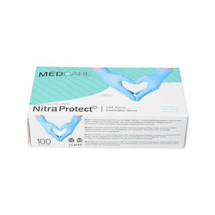 Handschoen Medicare Ongepoederd - Blauw - Large - (100 stuks)