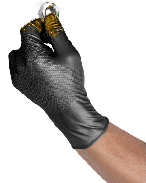 Handschoenen GRIPP-IT Nitril L - doos à 50 stuks - zwart - afbeelding 2