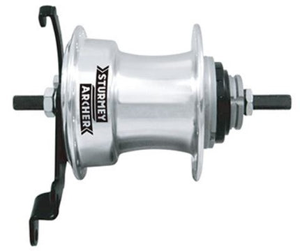 Versnellingsnaaf Sturmey Archer X-RD5 Summit 5 speed voor trommelremnaaf