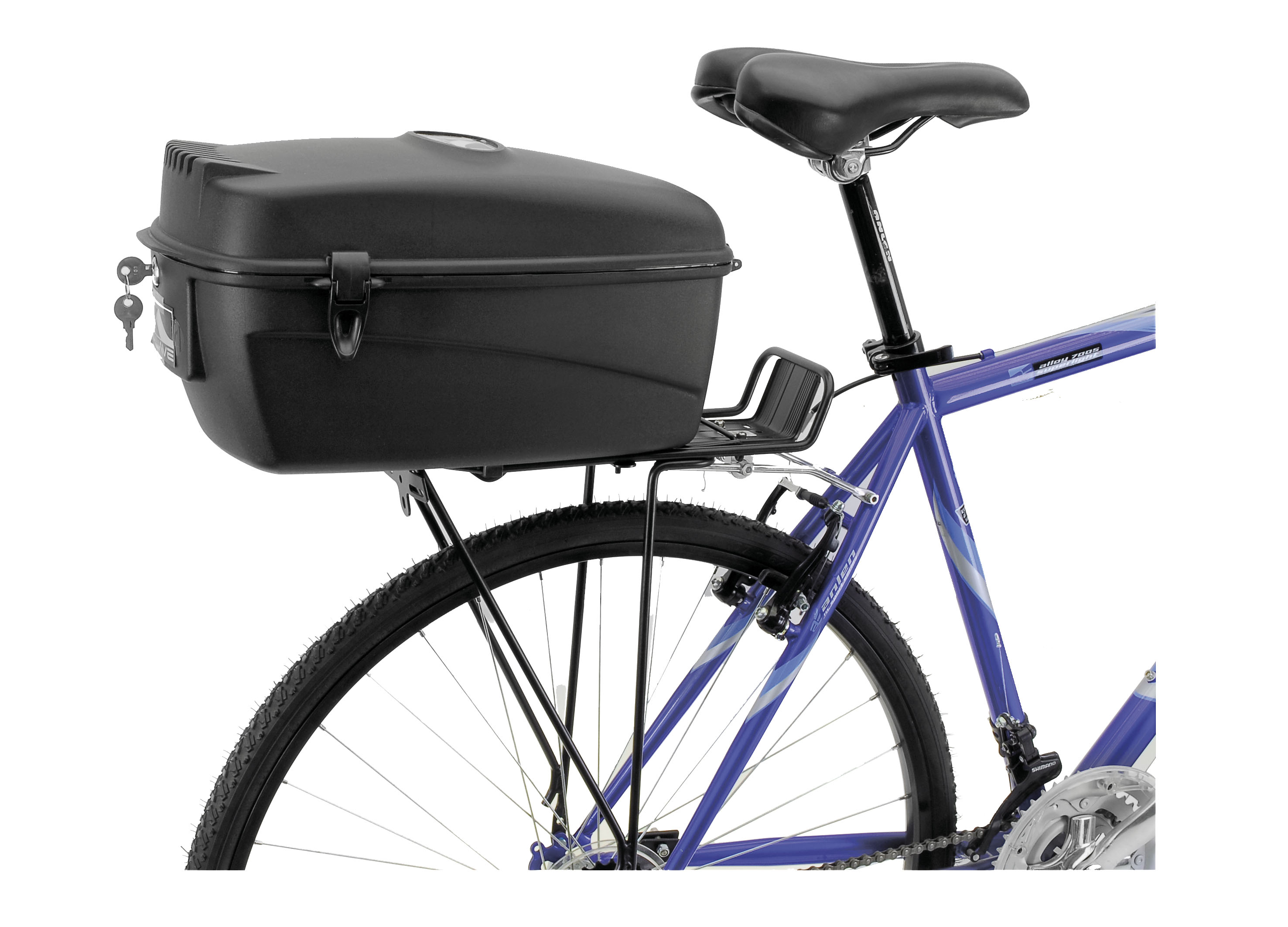 Topkoffer / fietskoffer M-Wave Amsterdam - zwart
