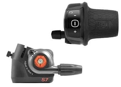 7-speed Sunrace shifter with clickbox suitable for SRAM S7