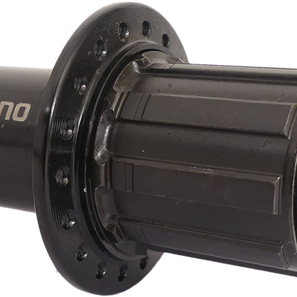 Achternaaf 7 speed Shimano FH-TY500 36 gaats - vaste as - zwart
