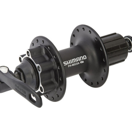 Achternaaf 8/9/10 speed Shimano FH-M525 - 32 gaats - 6 bouts remschijfbevestiging - zwart