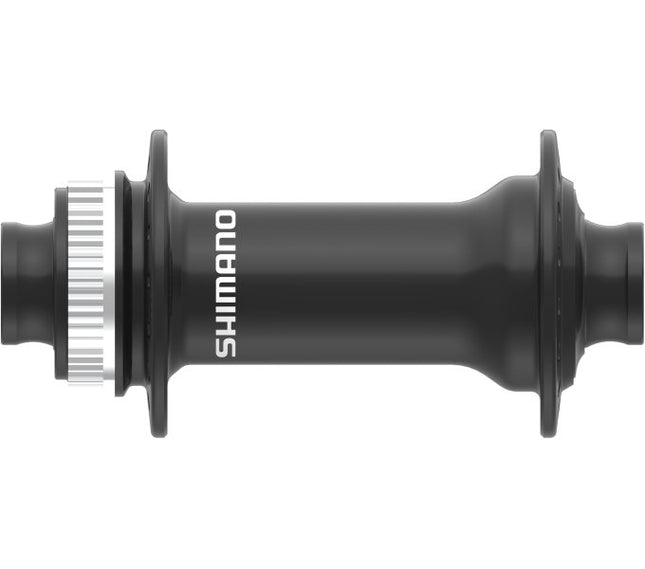 Voornaaf Shimano Deore HB-MT410 center lock - 36 gaats - 15 mm steekas - 100 mm inbouw - zwart