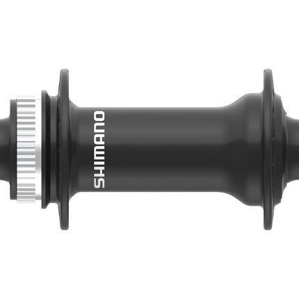 Voornaaf Shimano Deore HB-MT410 center lock - 36 gaats - 15 mm steekas - 110 mm inbouw - zwart