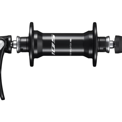 Moyeu avant Shimano 105 HB-R7000 - 32 trous avec blocage rapide de 100 mm - noir