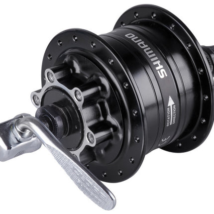 Dynamonaaf 32 gaats Shimano HD-3D32 3 Watt - voor 6-bouts remschijf - snelspanner - zwart - afbeelding 2