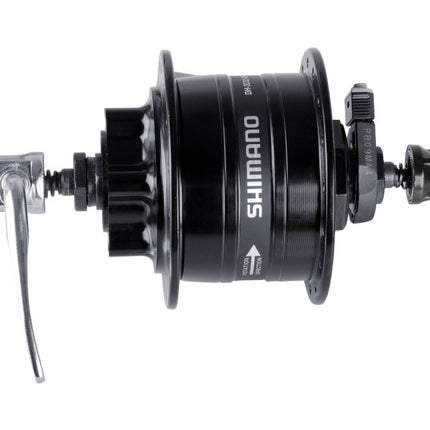 Dynamonaaf 32 gaats Shimano HD-3D32 3 Watt - voor 6-bouts remschijf - snelspanner - zwart