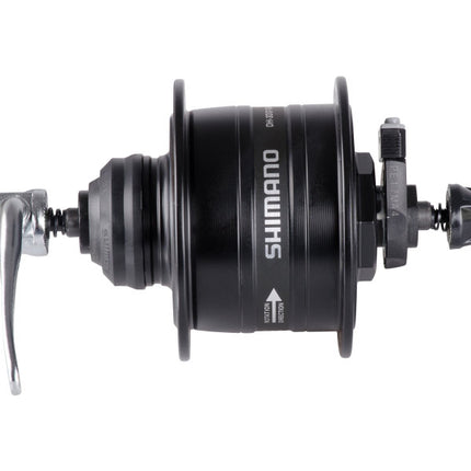 Shimano HD-3D37 3 Watt Dynamo Hub - 32-Hole - Center Lock - Quick Release - Black