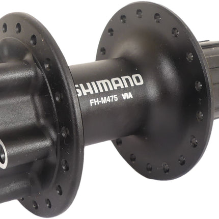 Achternaaf 8/9/10 speed Shimano FH-M475 - 36 gaats - 6 bouts met remschijf bevestiging - zwart