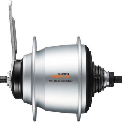 Versnellingsnaaf Shimano Nexus 5 SG-C7000-5 met terugtraprem - 36 gaats - zilver