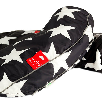 Handmof Wobs Stars Black & White