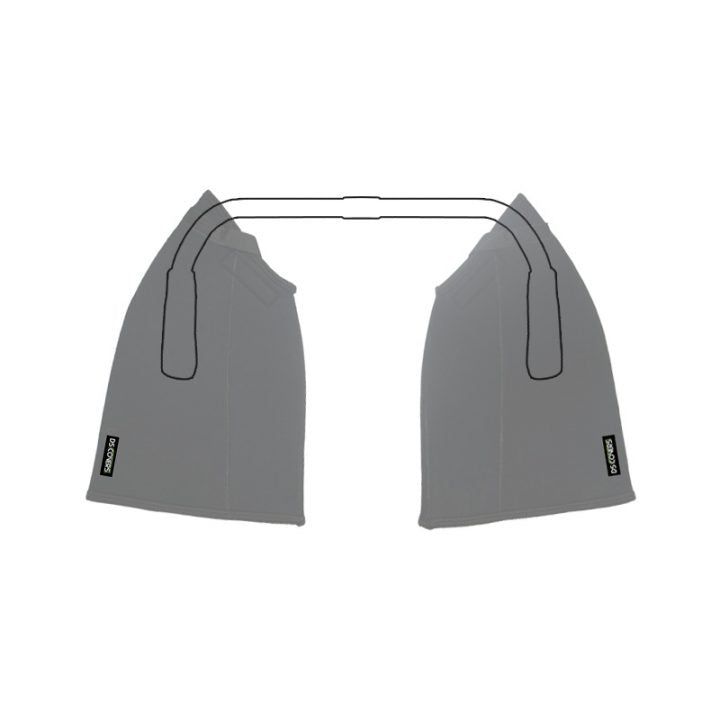 Handmof DS Covers Arcs - Curved - Zwart