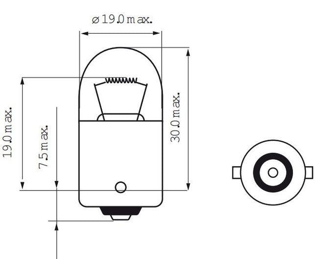 Lamp 6V-5W BA15S