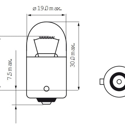 Lamp 6V-10W BA15S