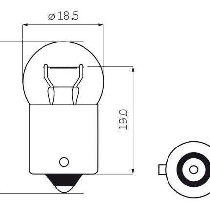Lamp 6V-15W BA15S