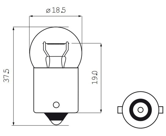 Lamp 6V-15W BA15S