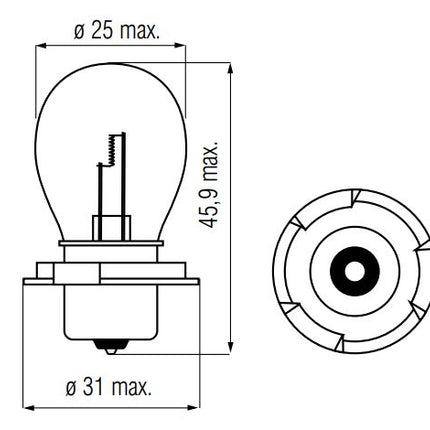 Lamp 6V-15W P26S