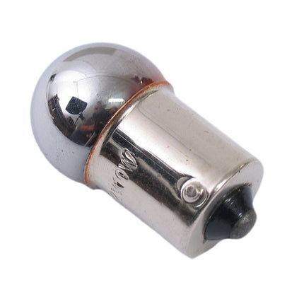 Lamp 12V-10W BA15S Chroom (Mirror)