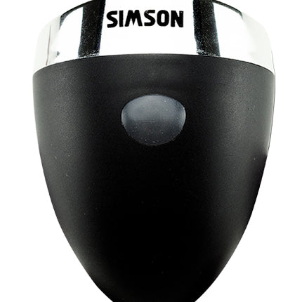 Simson batterij koplamp Classic Luxurious - zwart (10 stuks in box) - afbeelding 3